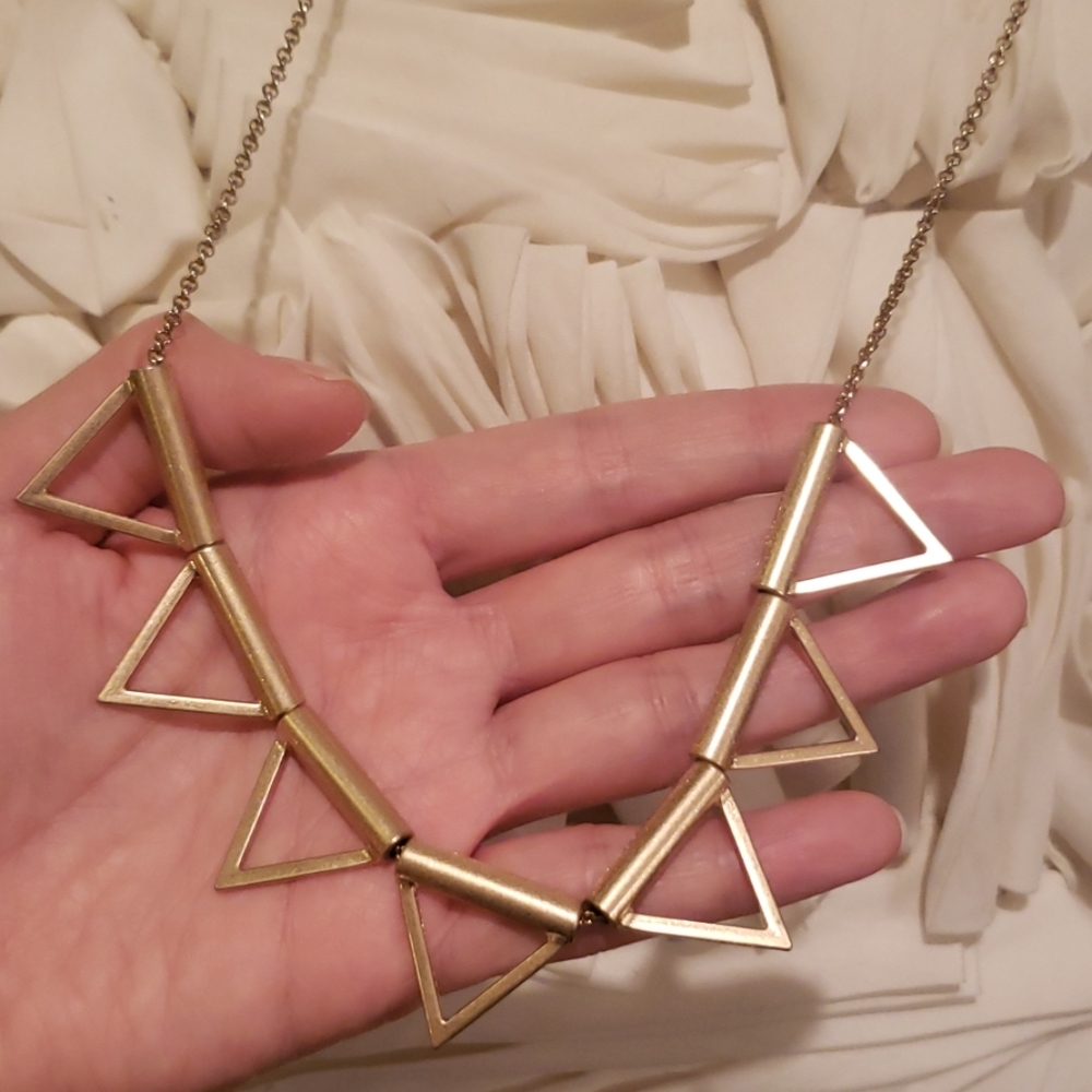 Geometric Layering Necklace
